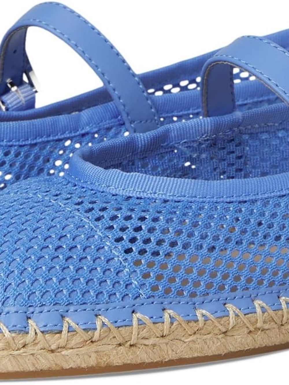 Michael Kors Blue Mesh Espadrille Mary Jane
